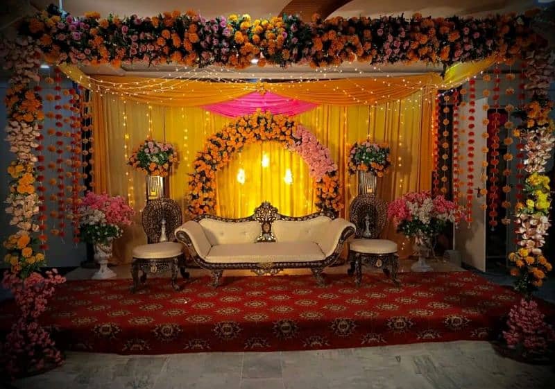 mehndi setup Khan events decor 2