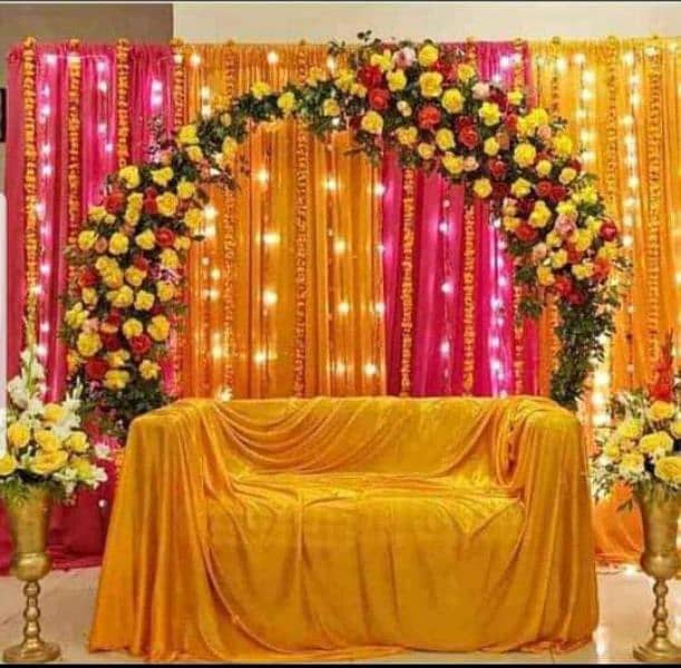 mehndi setup Khan events decor 8