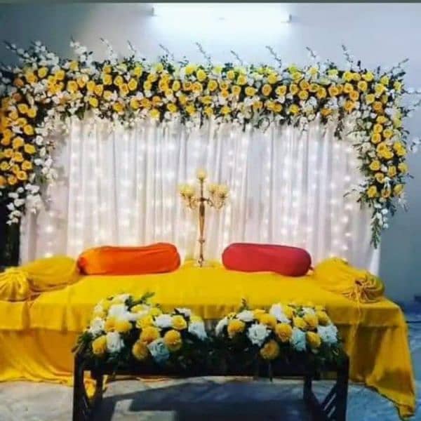 mehndi setup Khan events decor 15