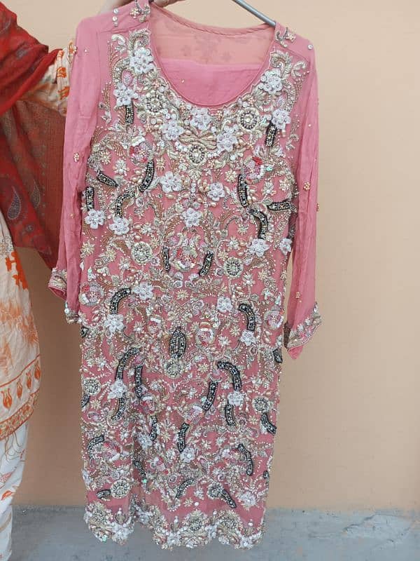 chiffon handwork 3 pcs dress 0