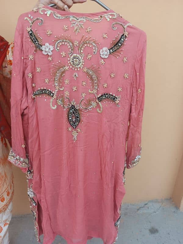 chiffon handwork 3 pcs dress 2