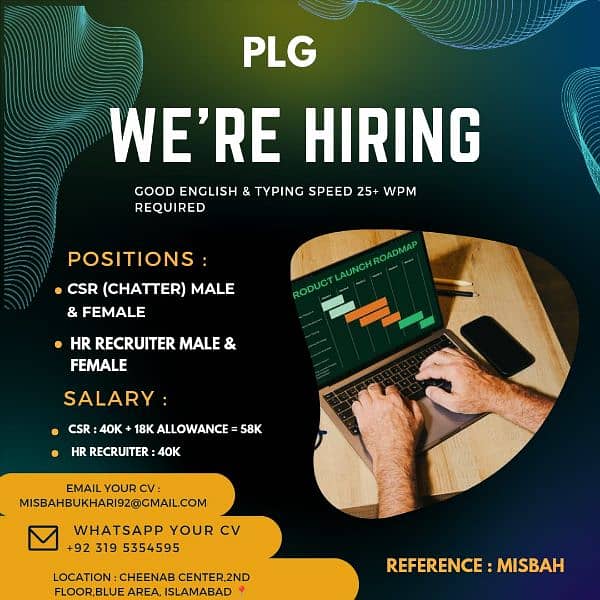 PGL CSR/HR HIRING are on going 0