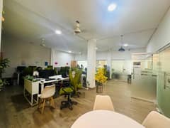 PC Marketing Offers! 2300 Sq Ft Fully Furnished Office Available For Rent In Blue Area