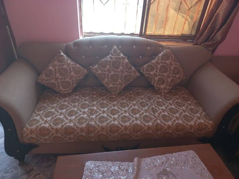 sofa set complete new set 5 seater imported waskot stuff 4