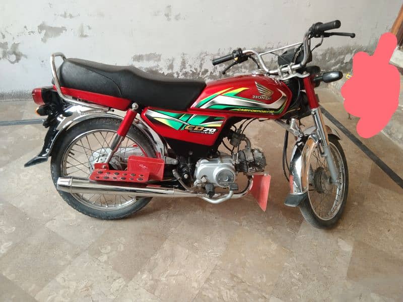 Honda cd 70 2022 neat and clean condition exchange possible 1