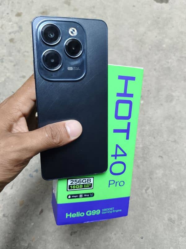 infinix Hot 40 Pro full Box 16/256 6