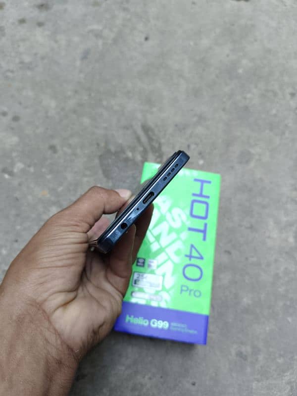 infinix Hot 40 Pro full Box 16/256 7