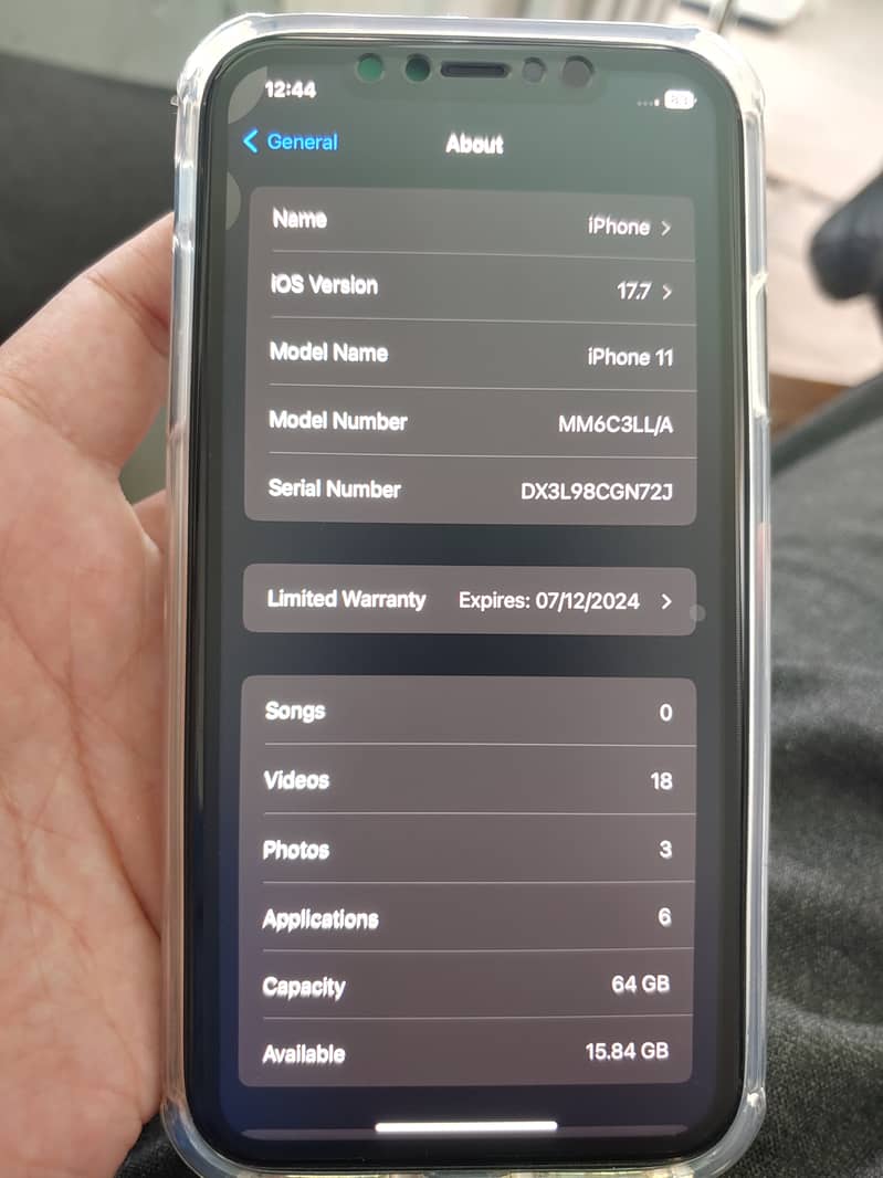 Iphone 11 JV 2 Months official Apple warranty 5