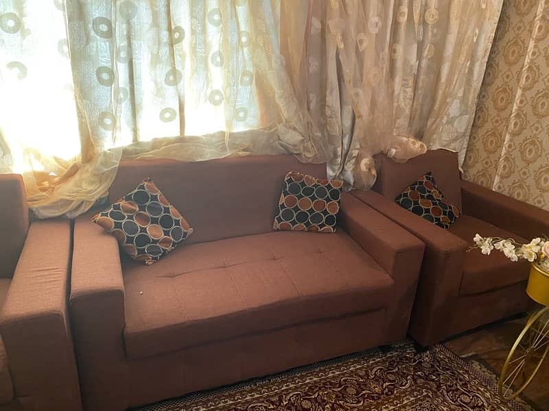 7 seater Sofa with free table 1