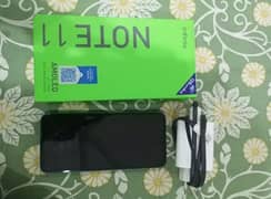 infinix note 11 with box n charger