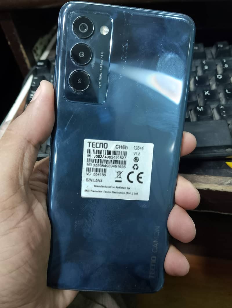 TECNO CAMON 18T 4/128 COMPLETE BOX 5