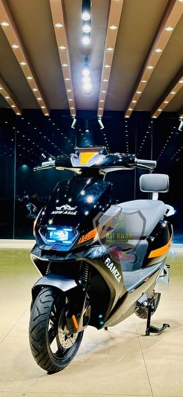 RAMZA M8 ALI KHAN AUTO COMPANY SCOOTY SCOOTER AI EZ SMART AUTOMATIC EV 1