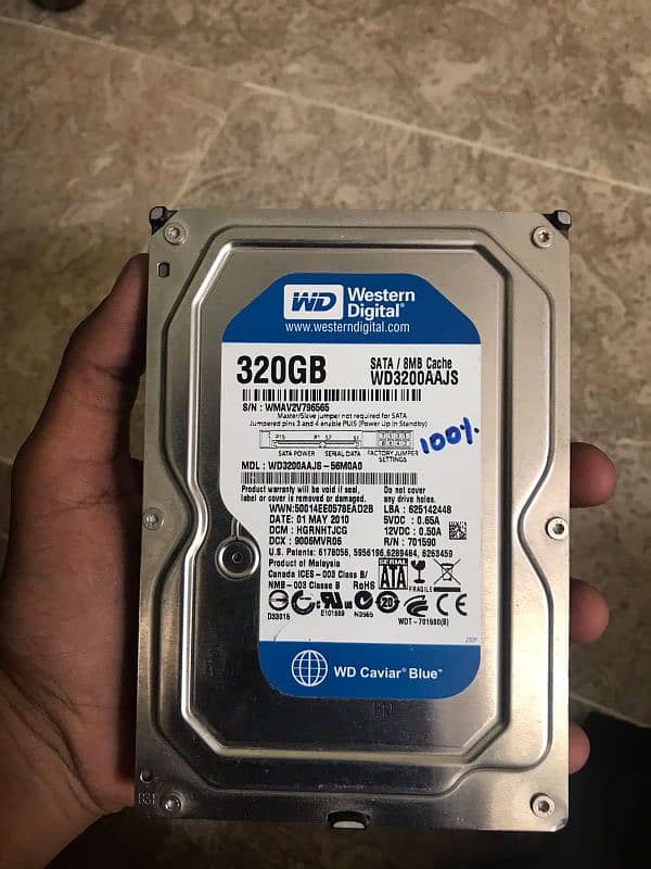 320 & 500 GB Hard Disk 1