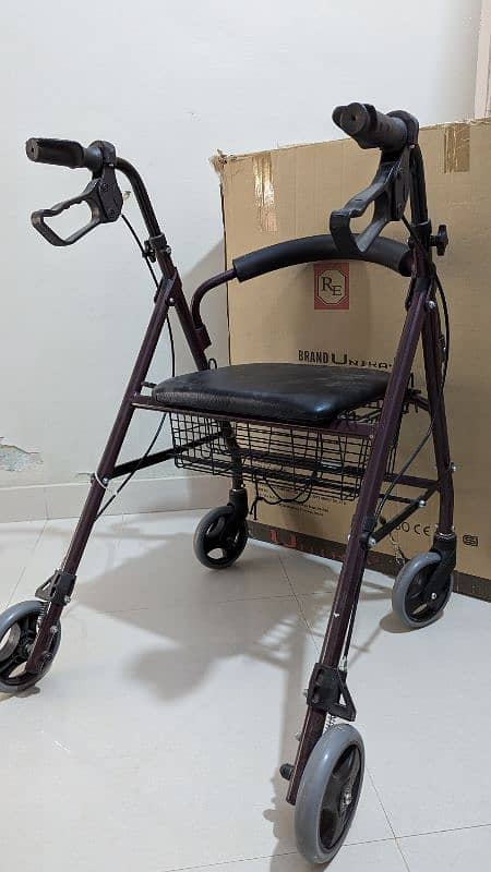 Portable Rollator Walker And Patient Lift and Transfer WheelChair 4