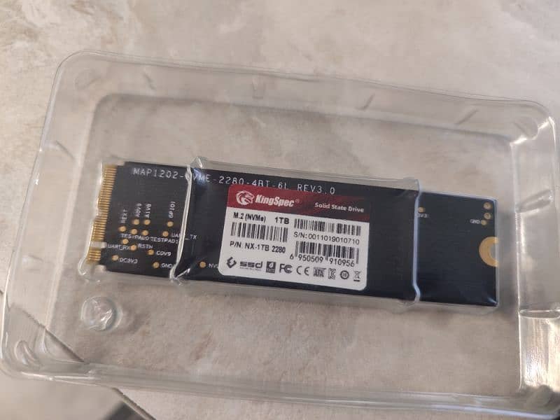 1tb Nvme m. 2 ssd drive Kingspec gen 3 m2 nx series, Up to 3500MB/s 3