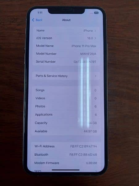 iphone 11 pro max non pta 64 GB 1