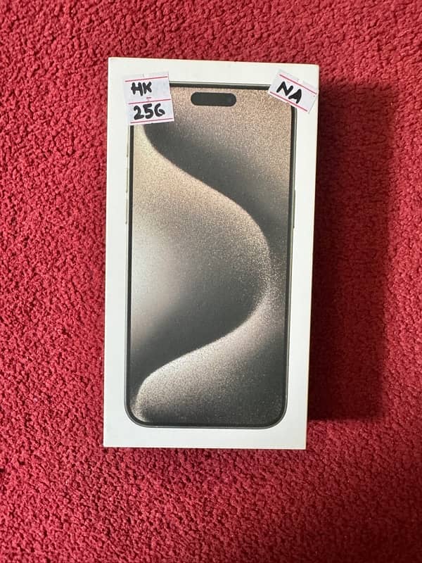 Iphone 15 pro max 256gb dual physical Pta approved 2