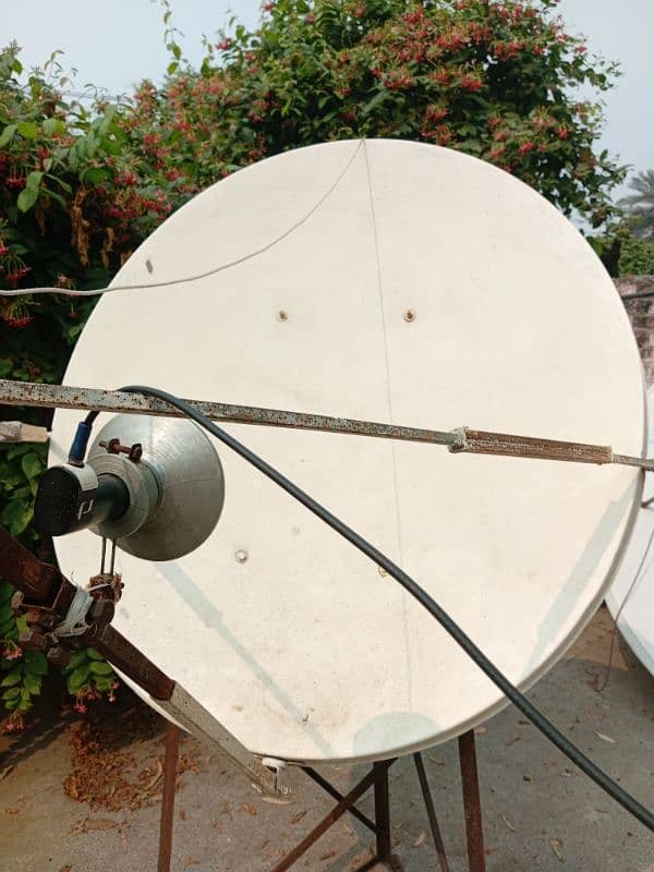 5 feet imported Dish, ARY 76 Apsatar extra signal! offset 5 feet dish 1