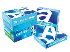 Double A - A4 size sheets 70gms -5 reams