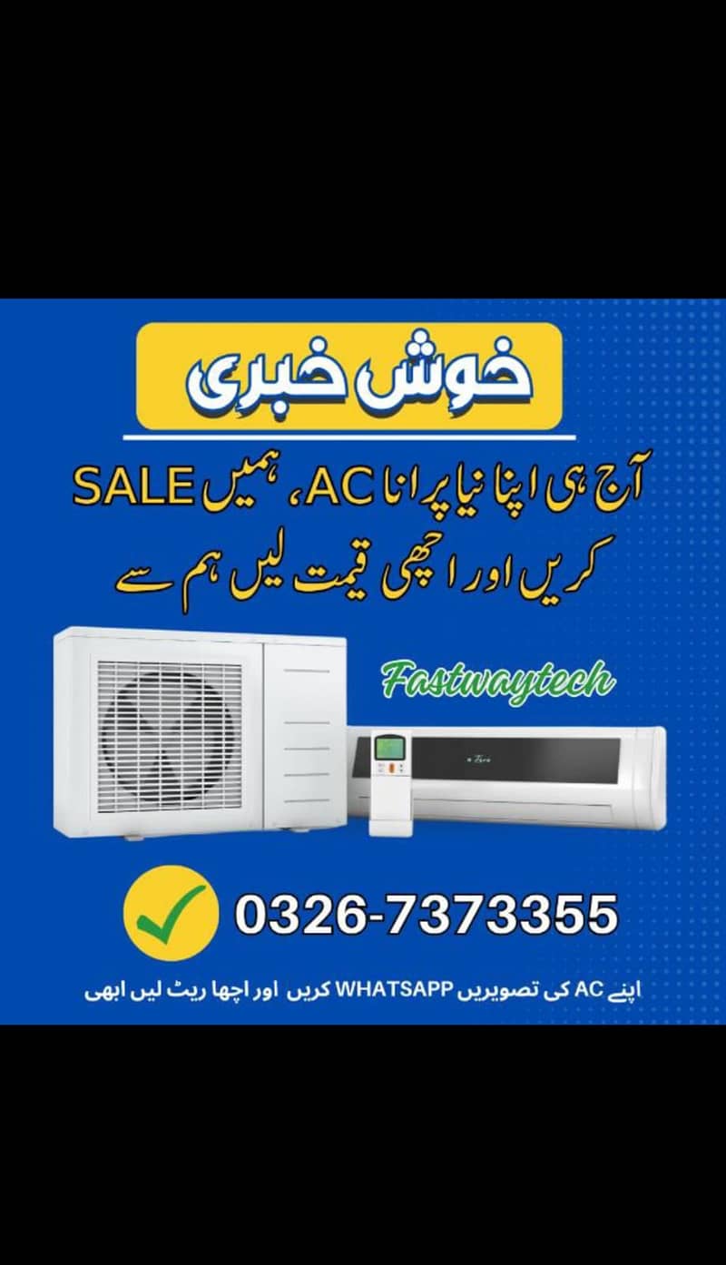 AC / split AC / Window. AC / inverter AC / ac sale purchased 6