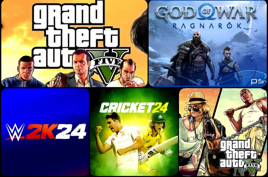 GTA 5/CRICKET 24/FIFA 23 PC GAMES INSTALL KRWAYE ALL OVER PAKISTAN 3