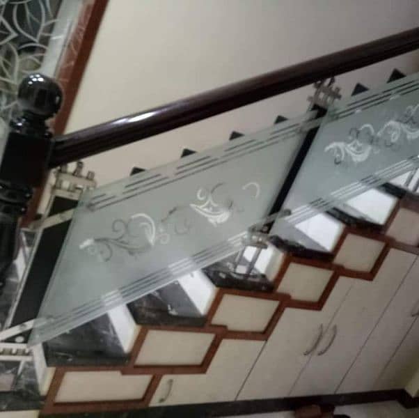 Glass railing / Stair glass railing / Terrace glass railing 18