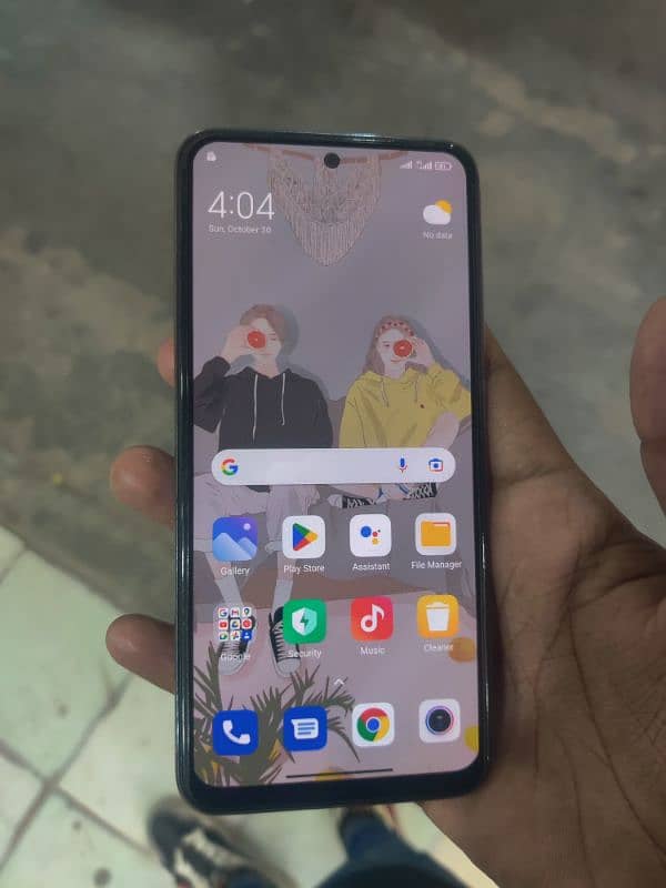 redme Note 10 pebble white 1