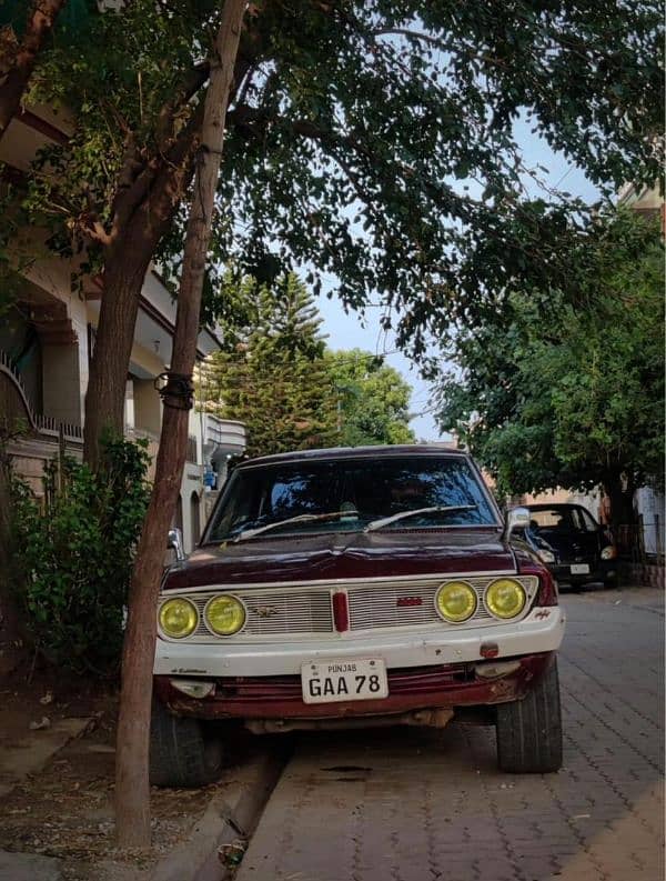 Toyota Mark II 1973 model punjab number exchange possible 3