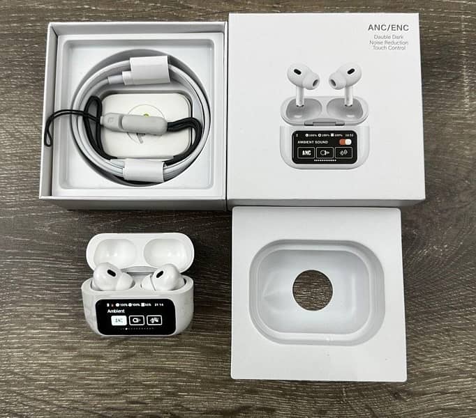 AirPods Pro 2 With LED Screen Display 0