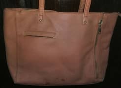 pink welvety texture bag 0