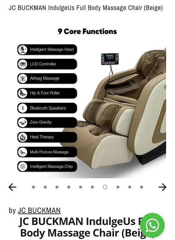 JC buckman Massage Chair / full body Massage Chair / 2