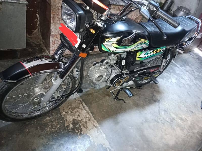 Honda cd 70 bike like brand new single hand use 4