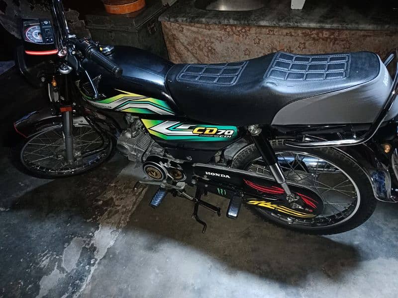 Honda cd 70 bike like brand new single hand use 6