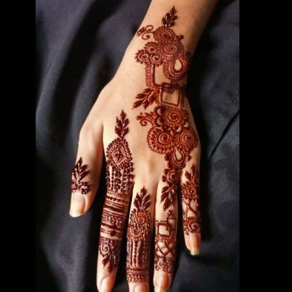 Bridal mehndi designs 16