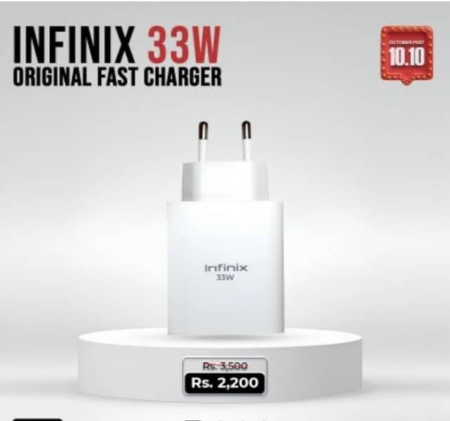 33W infinix original chargr exchange possible with iPhone charger BBC 1