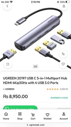 UGREEN USB-C Multifunction Adaptor 0