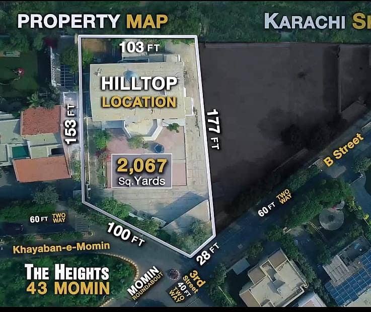 The height skyline property DHA phase V khbe momin 2067 yards Luxurious Bungalow for Sale 2