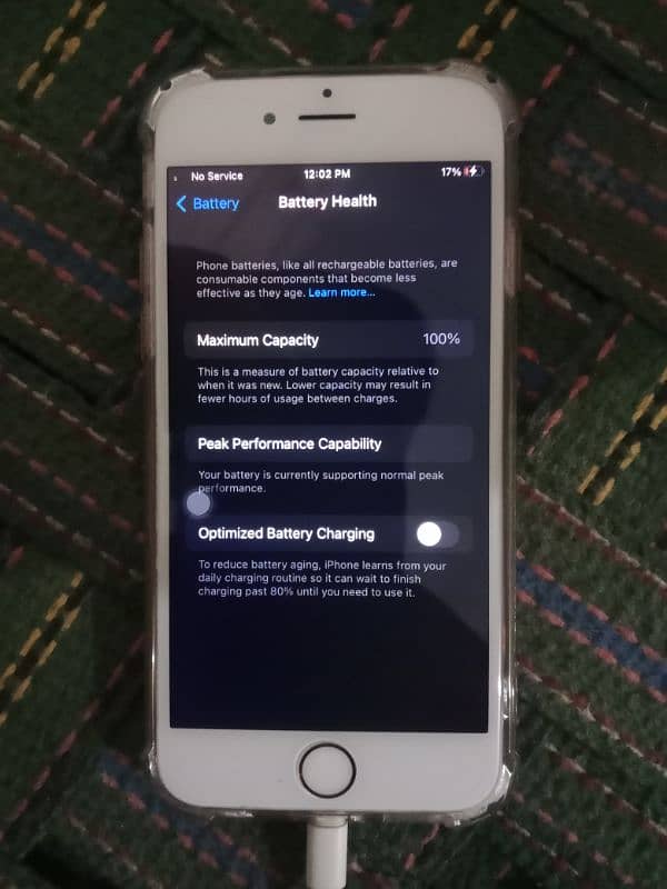 I phone 6s non pta 16gb bettery health 100 home buttongood working. 7