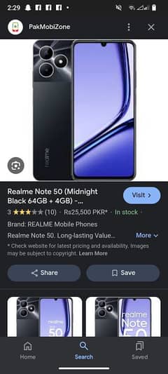 Realme Note 50 10 by 10 4/64 0