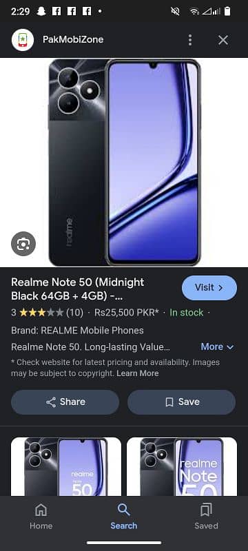 Realme Note 50 10 by 10 4/64 0