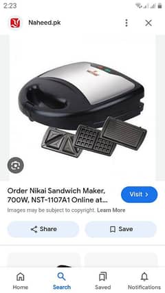 sand wich maker nikai 0