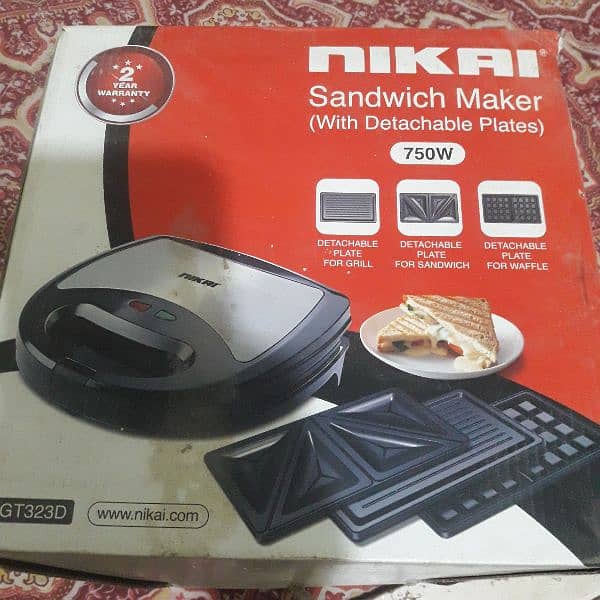 sand wich maker nikai 2