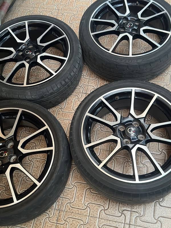 Toyota Aqua Gs Rims 17 Inch 4*100 0