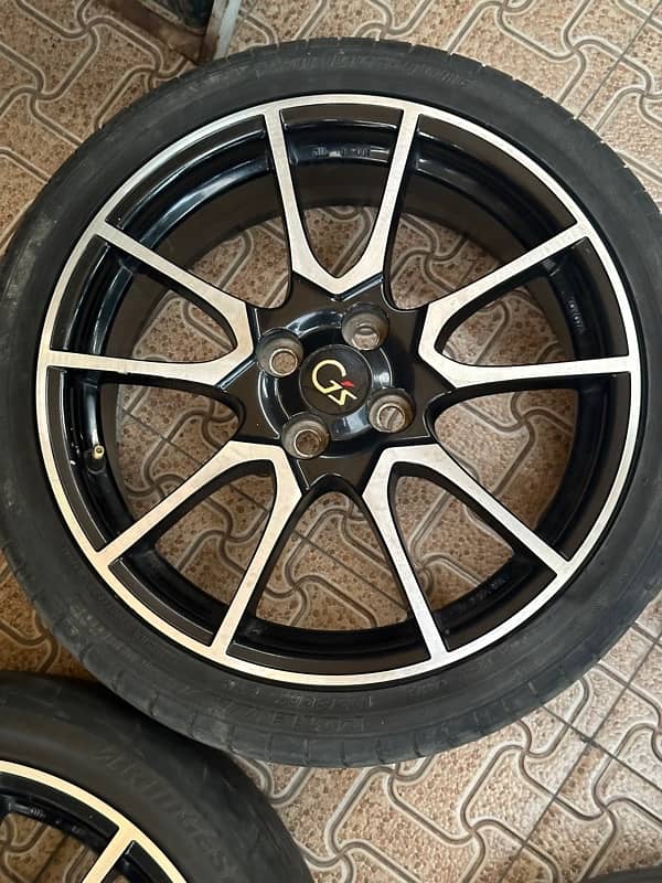 Toyota Aqua Gs Rims 17 Inch 4*100 1