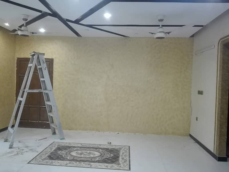 brand new 3 bed dd portion for rent in johar 7