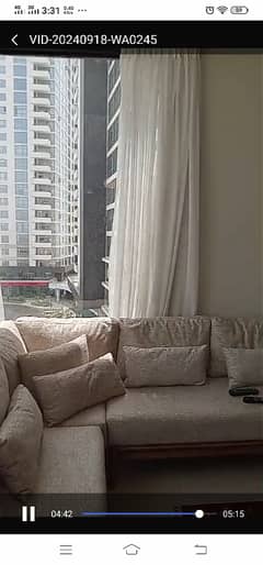 Panoramic view of Sea Emaar luxurious furnished apartment for Rent