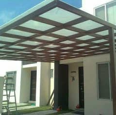 Fiber Glass Sheet / Fiberglass Sheds  / Fiber glass shade door securit 0