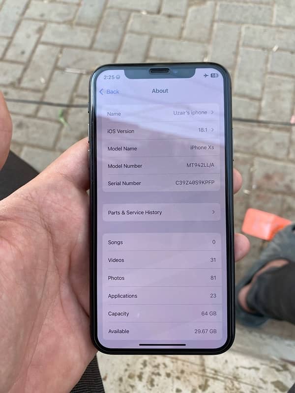 Iphone XS 64Gb Non Active Sim 2