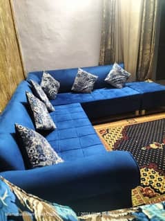 L shaped Sofa Set new Condition