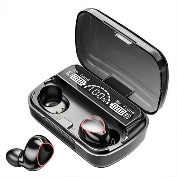 M10 Wireless Earbuds  | Type-C Fast Charging | Noise-Canceling  | LED 2